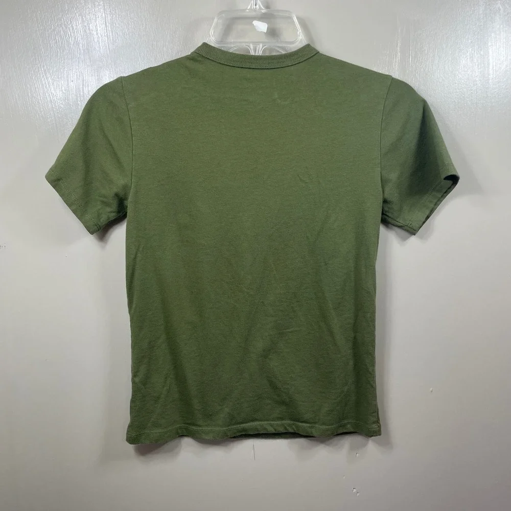 The Childrens‎ Place Boys Olive Green Basketball Graphic Tee Shirt Size M 7/8